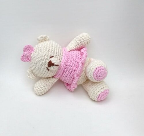 Mini Ursa Charlote Amigurumi