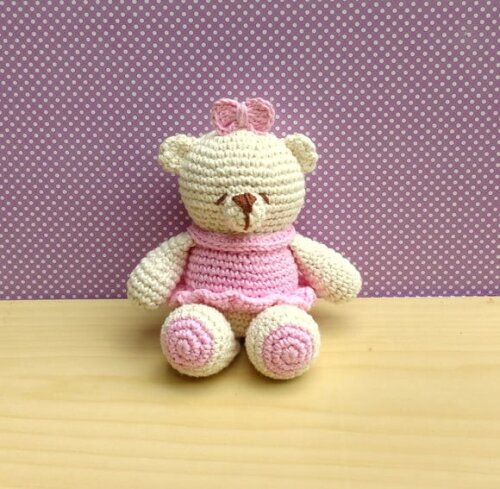 Mini Ursa Charlote Amigurumi