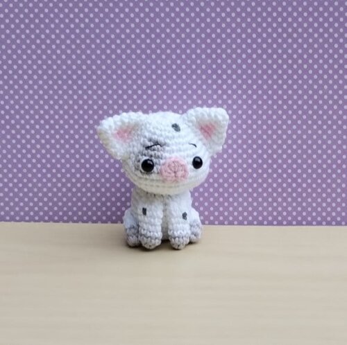 Moana, Puá e Hei Hei (Moana) Amigurumi