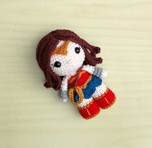 Mulher Maravilha Amigurumi