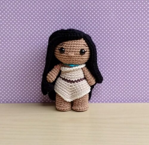 Pocahontas e Meeko (Pocahontas) Amigurumi