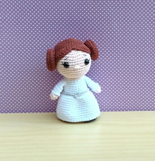Princesa Leia ( Star Wars ) Amigurumi