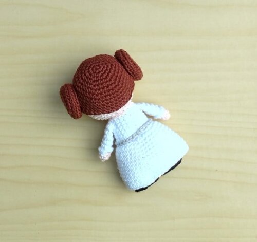 Princesa Leia ( Star Wars ) Amigurumi