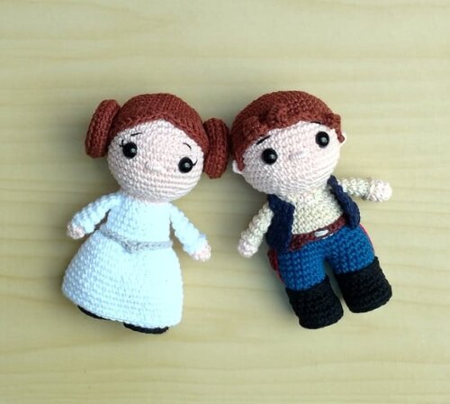 Princesa Leia ( Star Wars ) Amigurumi