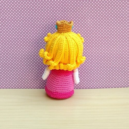 Princesa Peach ( Mario Bros - Game) Amigurumi