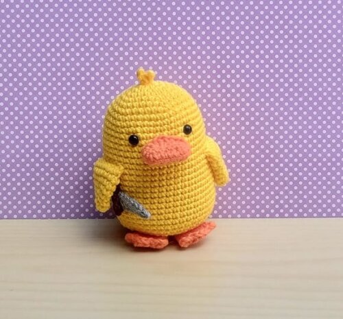 Psicopato, Pato com Faca Amigurumi