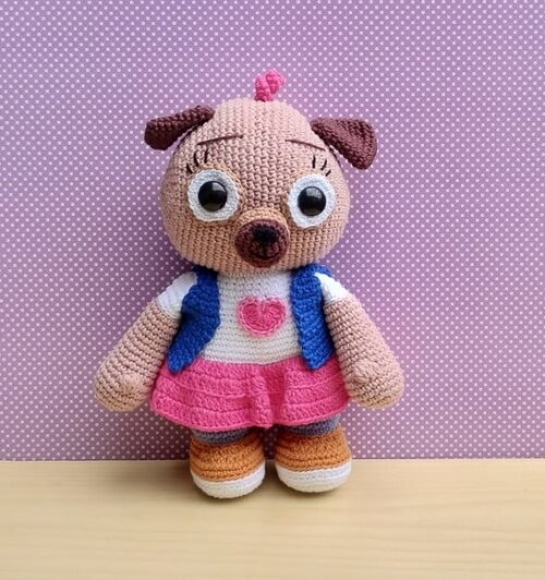 Pug Chip ( Chip e Potato ) Amigurumi