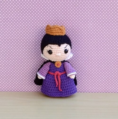 Rainha Má - Branca de Neve Amigurumi