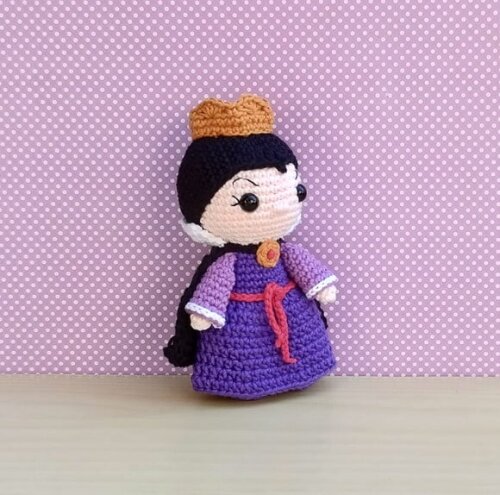 Rainha Má - Branca de Neve Amigurumi