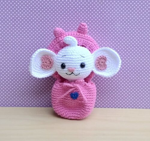 Ratinha Potato versão2 (Chip e Potato) Amigurumi