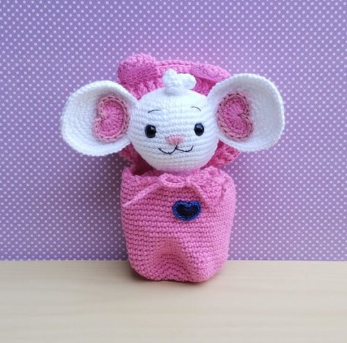 Ratinha Potato versão3 (Chip e Potato) Amigurumi