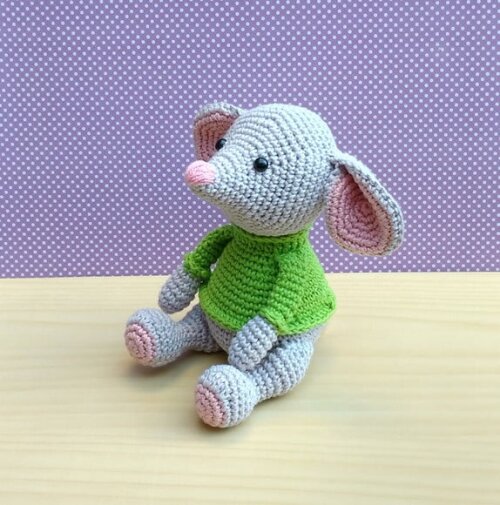 Ratinho Alfred Amigurumi