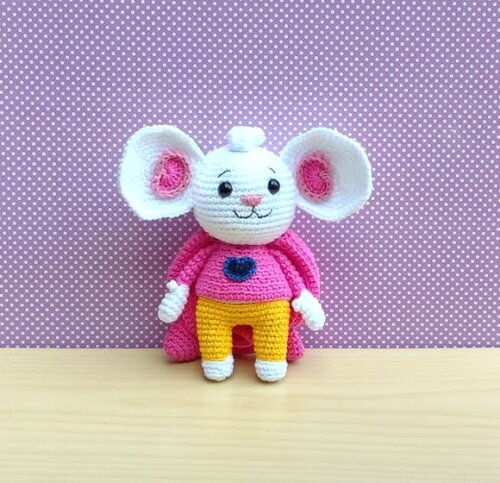 Ratinha Potato versão1 (Chip e Potato) Amigurumi