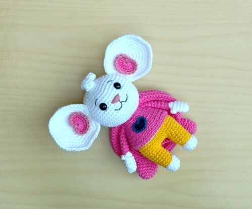 Ratinha Potato versão1 (Chip e Potato) Amigurumi