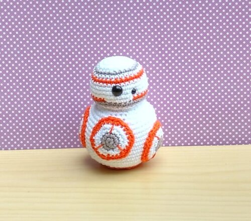 Rey e BB-8 Star Wars Amigurumi