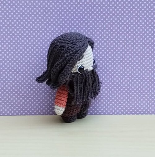 Rúbeo Hagrid - Harry Potter Amigurumi