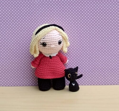Sabrina e Salém Amigurumis