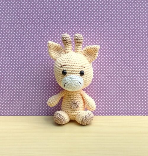 Safári Baby - Girafa Amigurumi