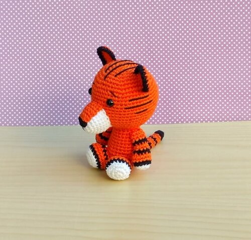 Safári Baby - Tigre Amigurumi
