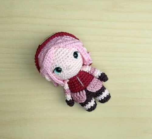 Sakura Haruno Amigurumi (Naruto Shippuden)