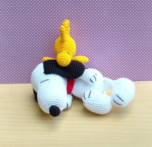 Snoopy e Woodstock Amigurumi