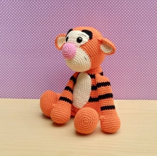 Tigrão ( Turma Ursinho Pooh) Amigurumi