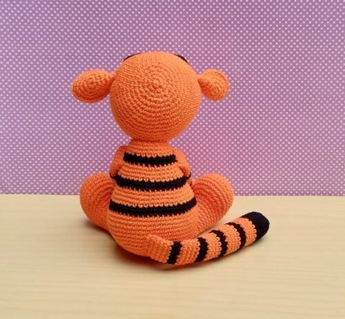 Tigrão ( Turma Ursinho Pooh) Amigurumi