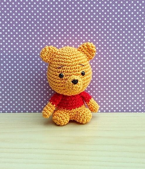 Ursinho Pooh Amigurumi