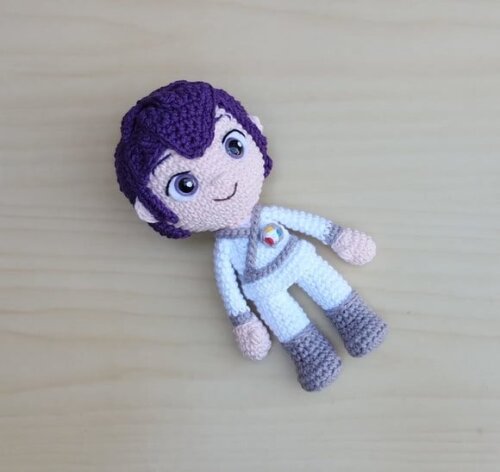 Zee ( Vera e o Reino Arco-íris ) Amigurumi