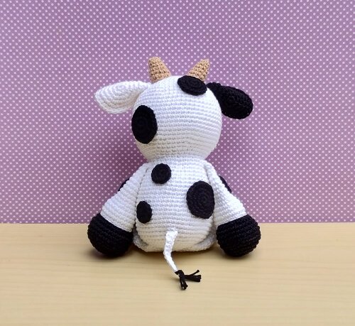 Fazendinha Vaca Milu amigurumi