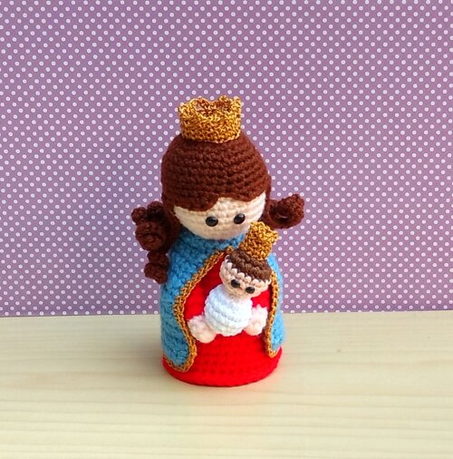 Nossa Senhora Auxiliadora Amigurumi
