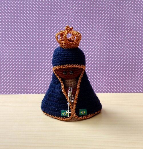 Nossa Senhora Aparecida Versão 2 Amigurumi