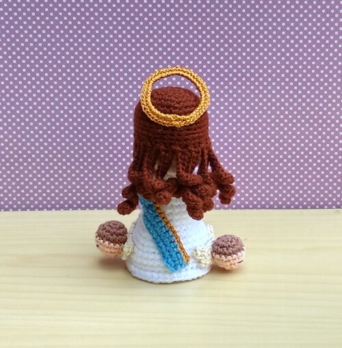 Nossa Senhora da Conceição (Imaculada Conceição) Amigurumi