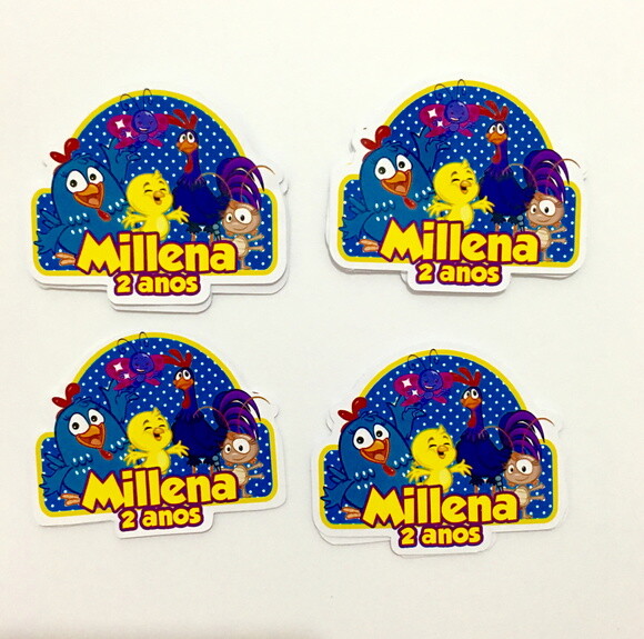 50 Tags Galinha pintadinha.