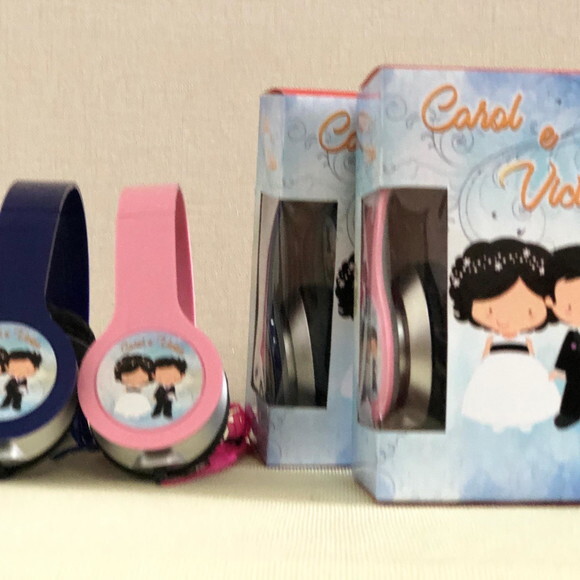 Casamento, Daminhas e Pajens Fones Personalizados