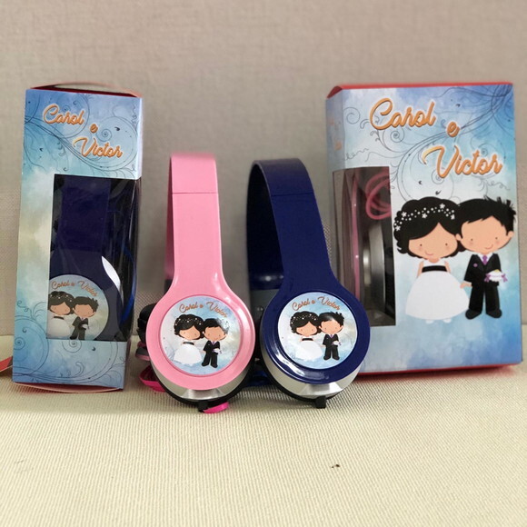 Casamento, Daminhas e Pajens Fones Personalizados