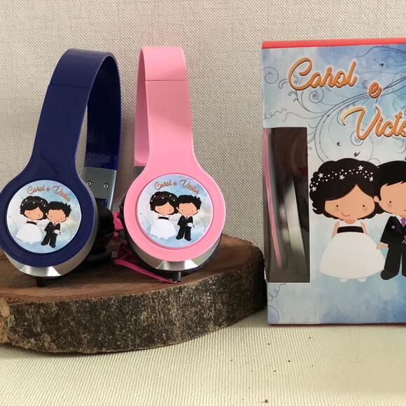 Casamento, Daminhas e Pajens Fones Personalizados