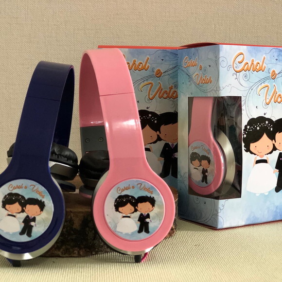 Casamento, Daminhas e Pajens Fones Personalizados