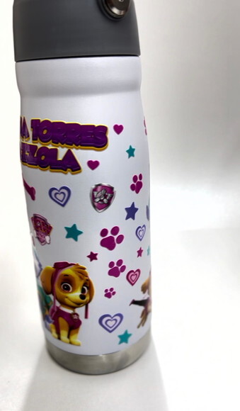 Garrafa Térmica Flip Straw Personalizada