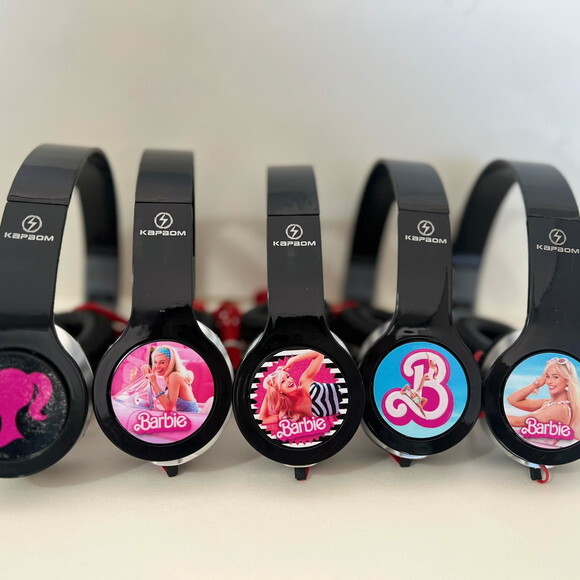 Kit 20 Unidades Barbie Fones com Caixinha Personalizados
