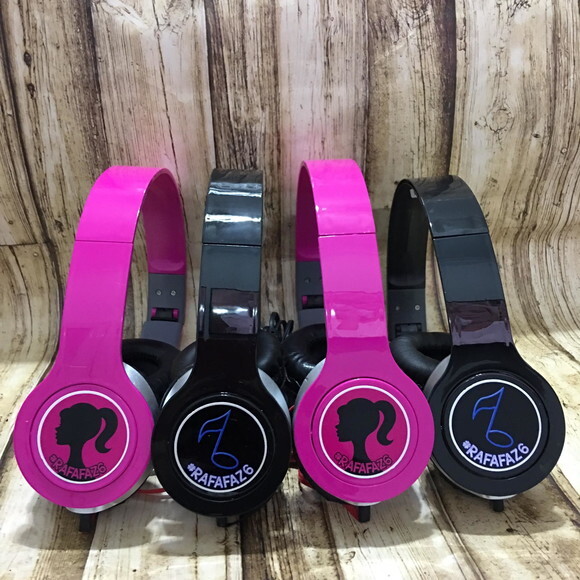 Kit 20 Unidades Barbie Fone Ouvido Personalizado