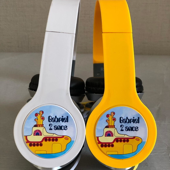 Kit 20 Unidades Beatle Submarino Fone de Ouvido