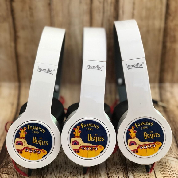 Kit 20 Unidades Beatle Submarino Fone de Ouvido