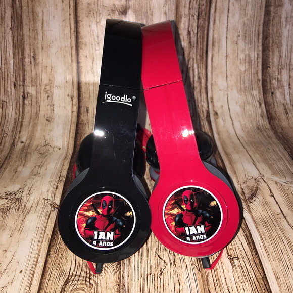 Kit 20 Unidades Dead Pool Fone de Ouvido
