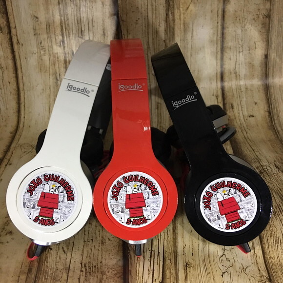 Kit 20 Unidades Fone Lembrancinha Snoopy
