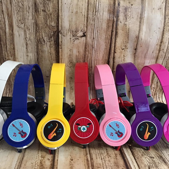 Kit 20 Unidades Fone Personalizado Instrumentos Musicais