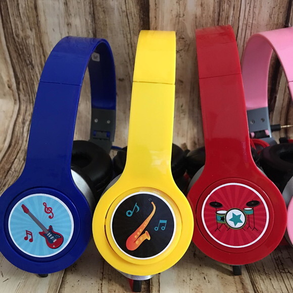 Kit 20 Unidades Fone Personalizado Instrumentos Musicais