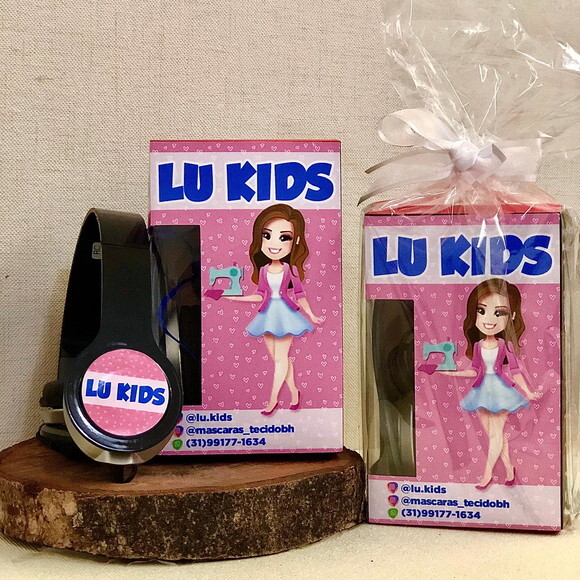 Kit 20 Unidades Fones Personalizados p/ Brindes Empresariais