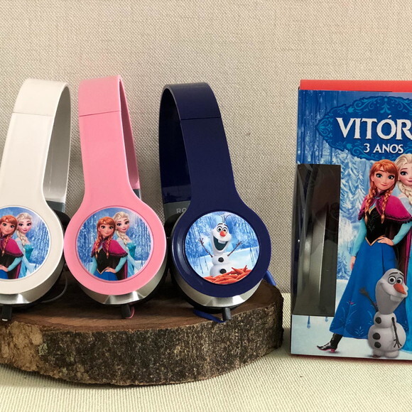 Kit 20 Unidades Frozen Fone Personalizado