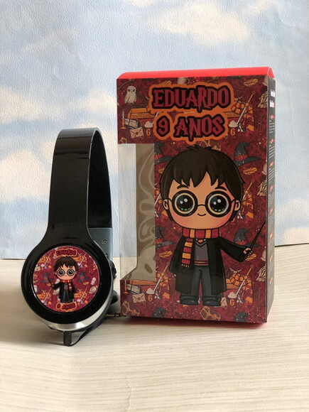 Kit 20 Unidades Harry Potter Fones Personalizados